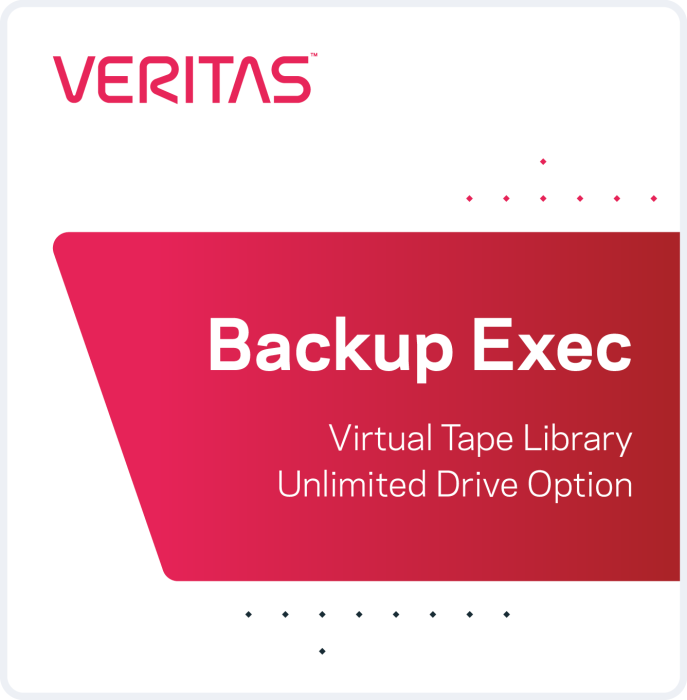 Veritas Backup Exec 22 Virtual Tape Library Unlimited Drive Option
