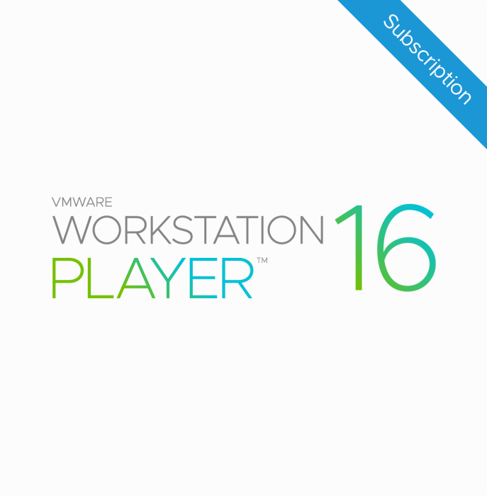 VMware Workstation 16 Player Subscription