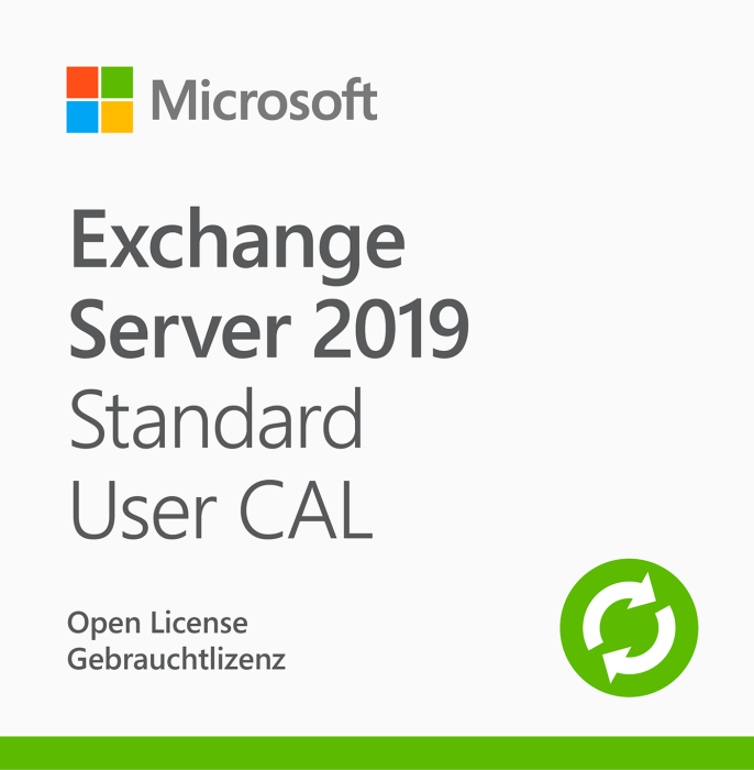 Microsoft Exchange Server 2019 Standard User CAL (Gebraucht)