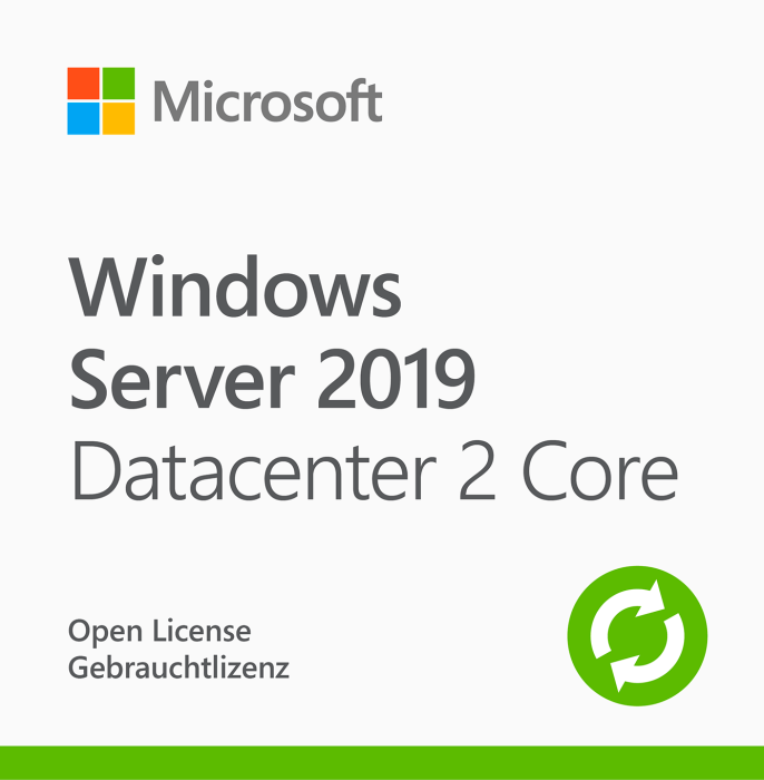 Microsoft Windows Server 2019 Datacenter 2 Core (Gebraucht)