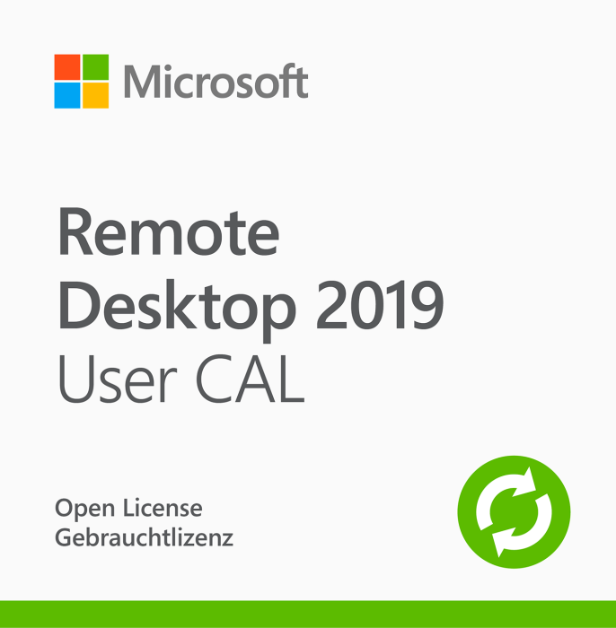 Microsoft Remote Desktop 2019 User CAL (Gebraucht)