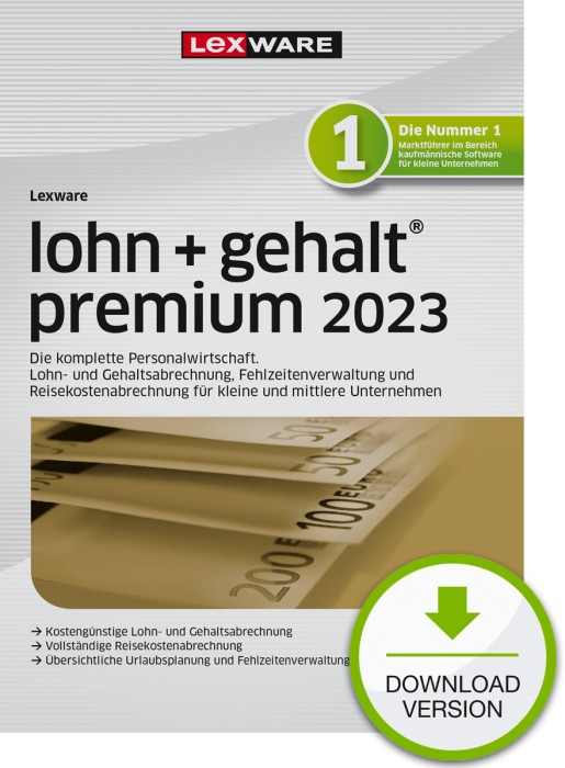 Lexware Lohn + Gehalt Premium 2023 (Abo)